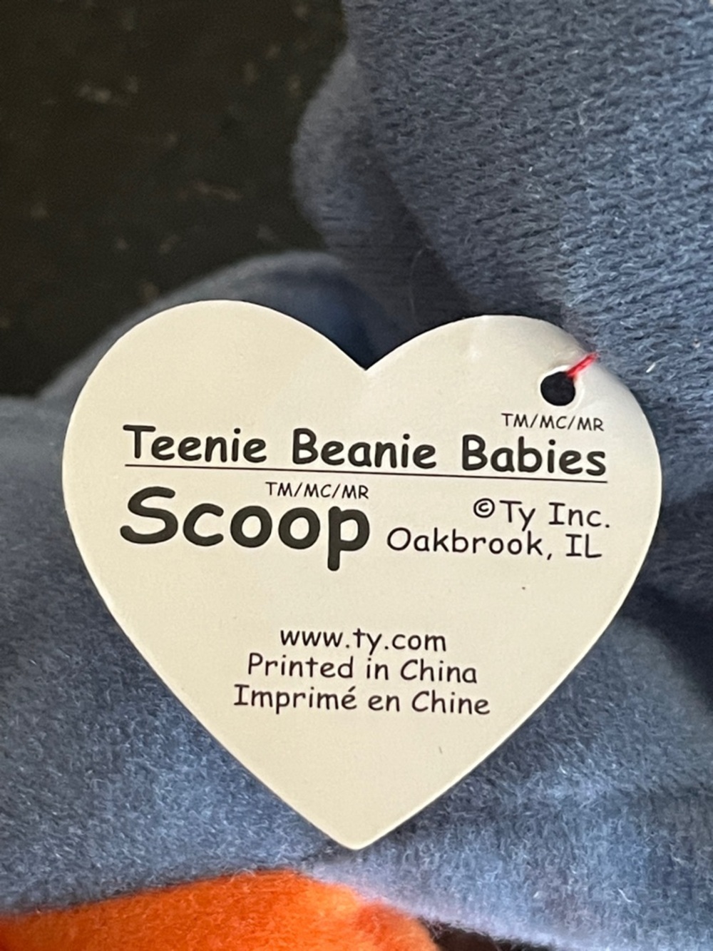 1999 Ty Teenie Beanie Babies Scoop Pelican Plush - 1999 McDonald’s Collab - Picture 4 of 4